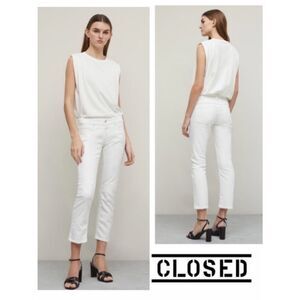 Closed Starlet White Stretch Denim Jeans Size 30